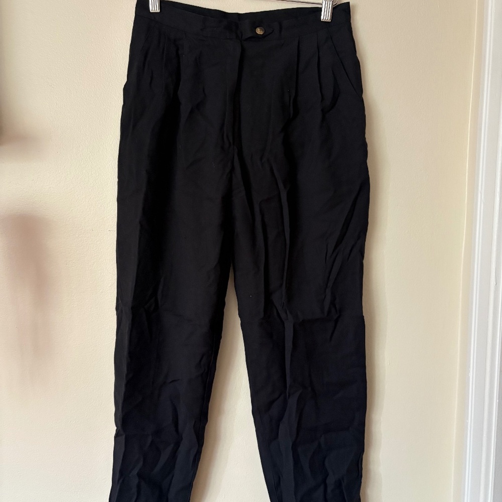 Vintage Wool High-Rise Made in Canada Pants